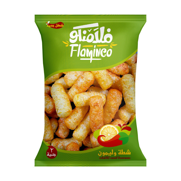 2 L.E Chili & Lemon / شطة والليمون – Flaminco Snacks